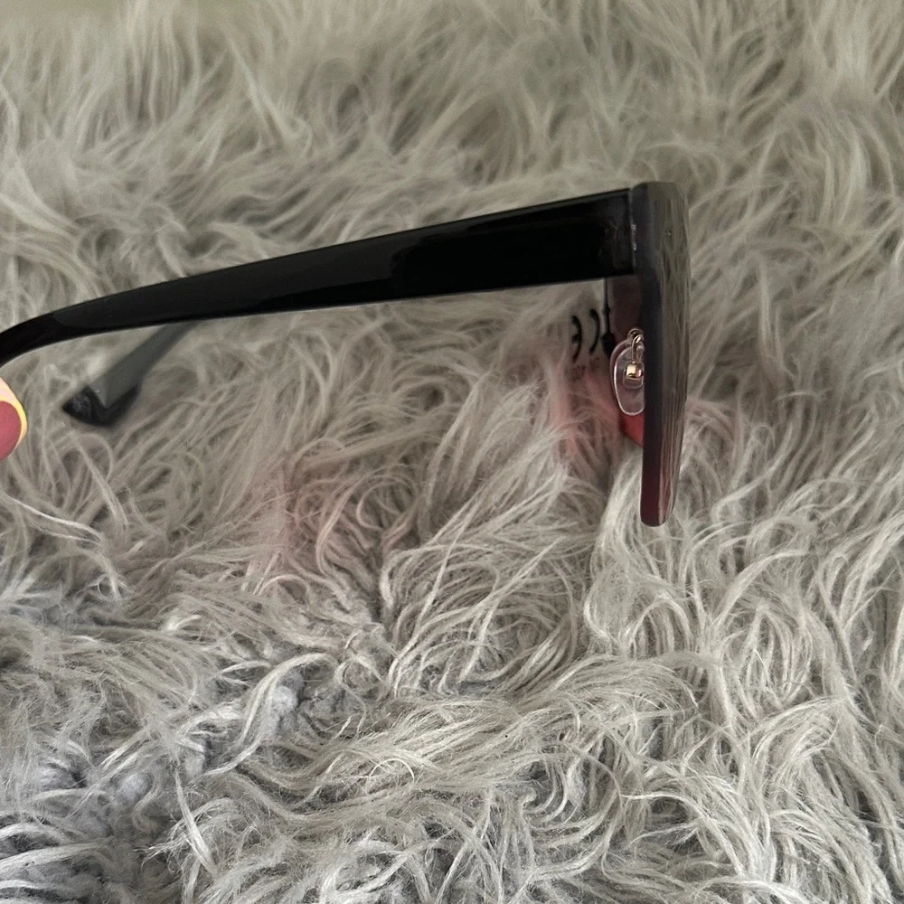 Shield Sunglasses with Pink Gradient Lenses - Picture 3 of 4